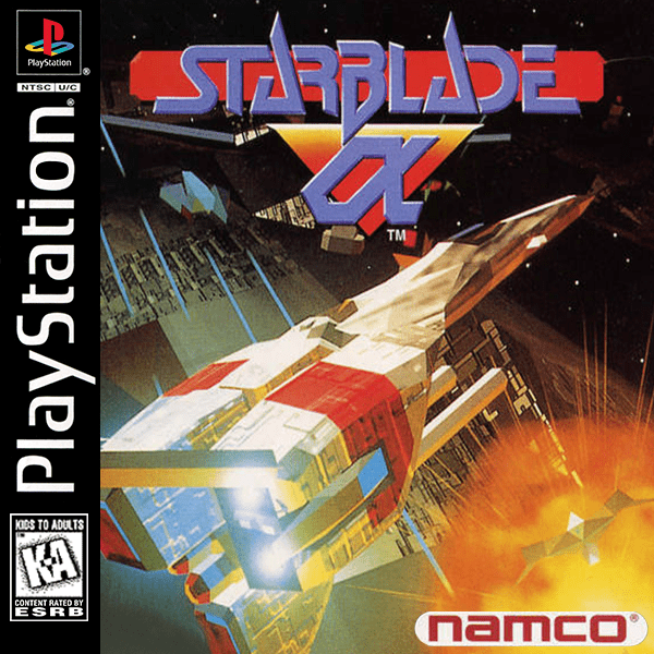 Starblade Alpha box art for Playstation